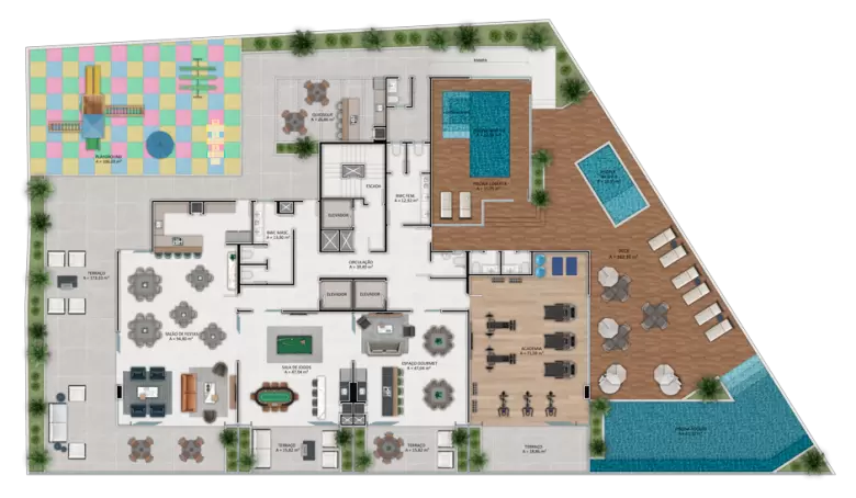 planta Pavimento Lazer