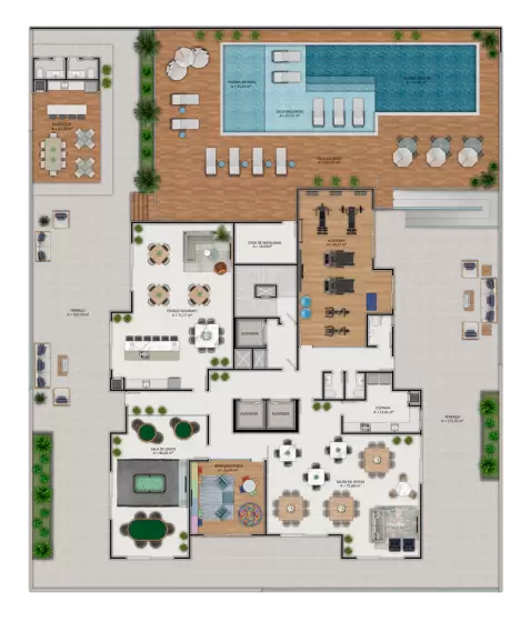 planta Pavimento Lazer