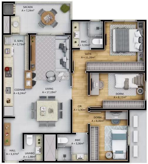 planta Apartamento Final 4
