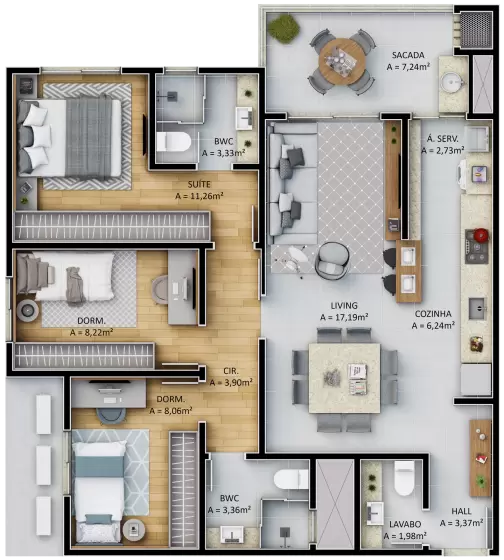 planta Apartamento Final 5