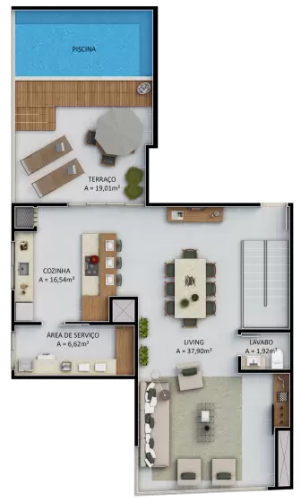 planta Apartamento Duplex Final 1 - Superior