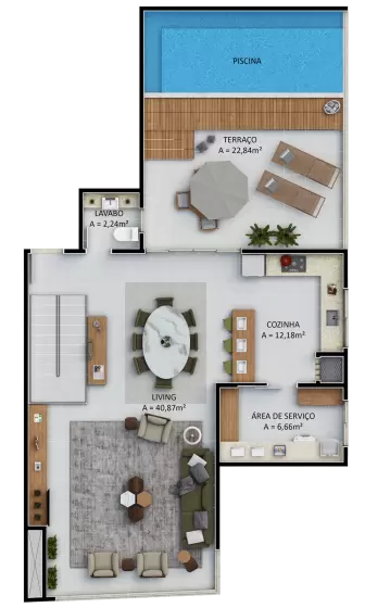 planta Apartamento Duplex Final 2 - Superior