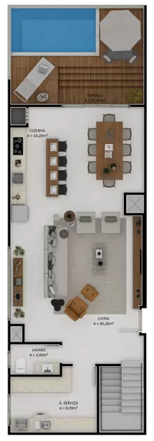 planta Apartamento Duplex Final 2 - Superior