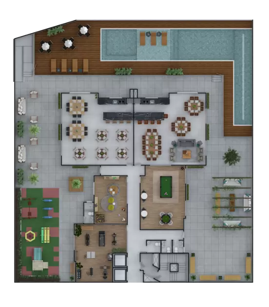 planta Pavimento Lazer