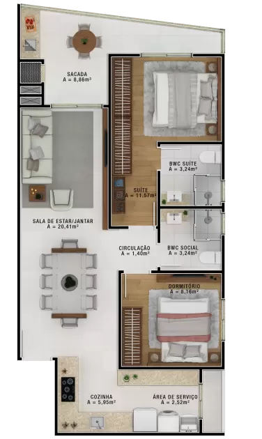 planta Apartamento Final 3